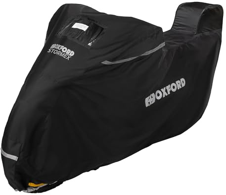 Oxford Stormex Topbox Cover CV335 | Outdoor Waterproof Motorcycle Protection, M