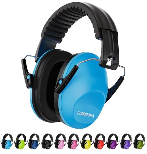 Floriogra Noise Cancelling Headphones for Kids, Kids Ear Protection 28dB SNR Noise Reduction Ear Muffs for 3-16 Years Toddler/Children, Hearing Protection for Monster Jam, Concerts, Fireworks