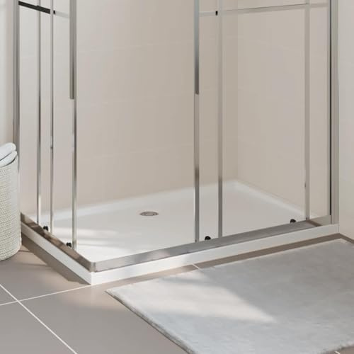 Lumanois Piatto Doccia in ABS Rettangolare Bianco 80x120 cm, Componenti Doccia,Piatti Doccia, 14.15kg-148910