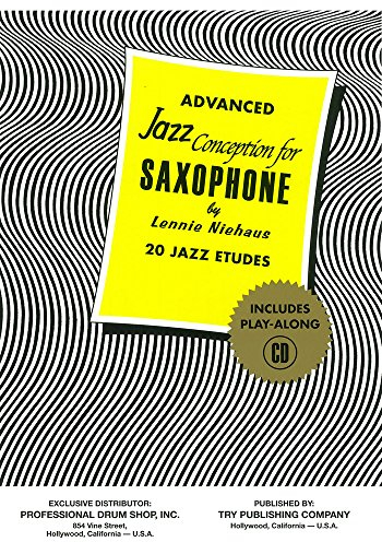 TRY1060 - Advanced Jazz Conception for Saxophone - 20 Jazz Etudes Book/CD