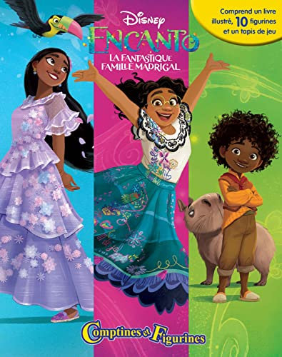 Disney Encanto - Buch mit Figuren und Spielmatte