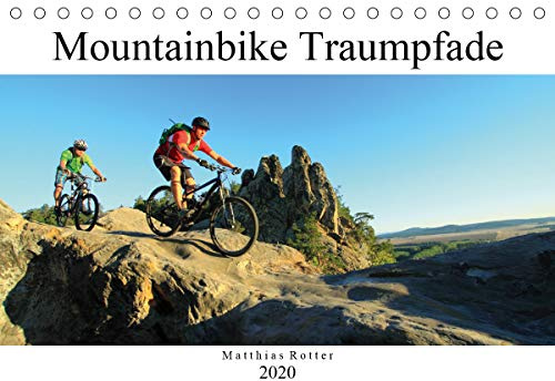 Mountainbike Traumpfade (Tischkalender 2020 DIN A5 quer): 12 spannende Mountainbike Motive (Monatskalender, 14 Seiten ) (CALVENDO Sport)