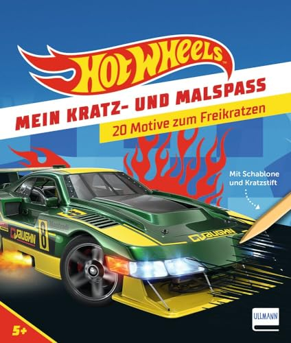Mein Kratz- und Malspaß - Hot Wheels(TM): Kratzbuch mit 20 Kratzbildern von Hot Wheels-Autos und Bildern zum Malen, Geschenk für Jungen und Mädchen ab 5 Jahren
