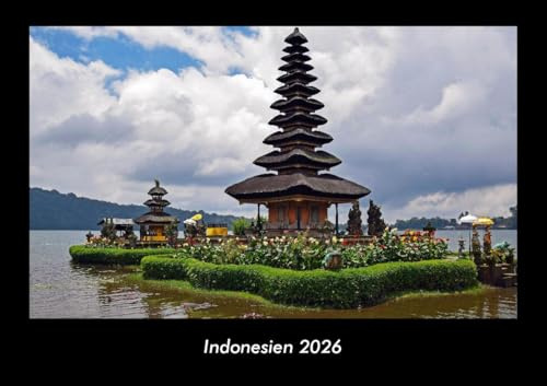 Indonesien 2026 Fotokalender DIN A3: Monatskalender mit Bild-Motiven aus Orten und Städten, Ländern und Kontinenten