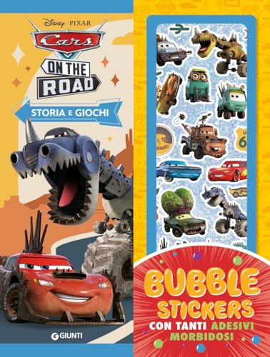 Cars on the road. Bubble stickers. Storia e giochi. Cars. Ediz. illustrata. Con Adesivi (Puffy stickers)