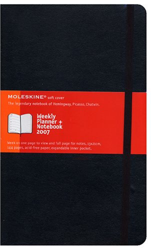 Moleskine Large Weekly Notebook 12 Months 2007 (Moleskine Diaries)