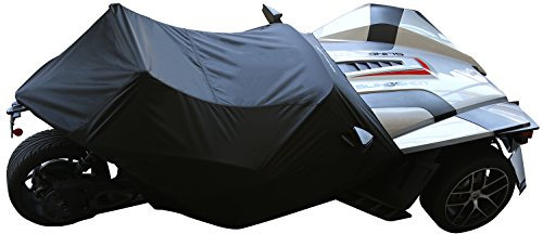 Nelson-Rigg SS-500 Schwarze Schleuder-Halbabdeckung