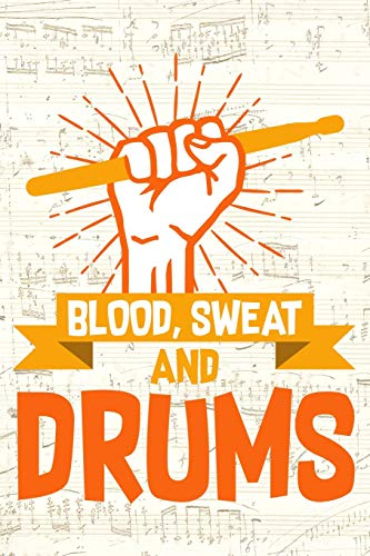 Schlagzeug Notenheft: DIN A5 Notenheft für Musiknoten zum Selberschreiben I Notenpapier blanko im Hochformat I Notenlinien Notizbuch für Lieder, Noten und Songtexte