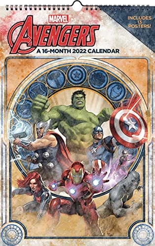 MARVEL AVENGERS OVERSIZED POSTER ED 2022 WALL CALENDAR