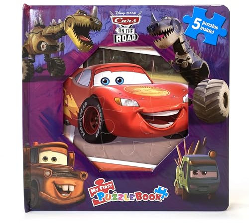 Disney / Pixar Cars on the Road My First Puzzle Book - Jigsaw Puzzles for kids, 10-page board book, 5 puzzles to enjoy