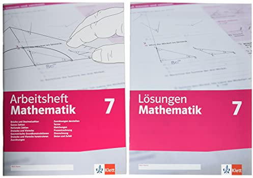Arbeitsheft Mathematik 7. Brüche, Dezimalzahlen, Terme, Gleichungen, Zuordnungen, Prozent- und Zinsrechnung, Dreiecke, Vierecke, Daten, Zufall: ... 7 (Arbeitsheft Mathematik. Ausgabe ab 2020)