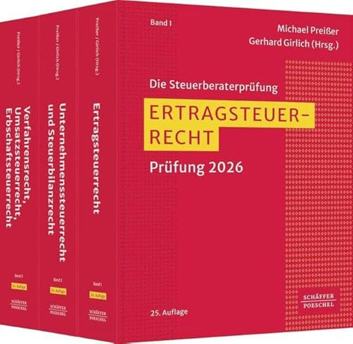 Die Steuerberaterprüfung: Prüfung 2026, Paket - Bände 1-3