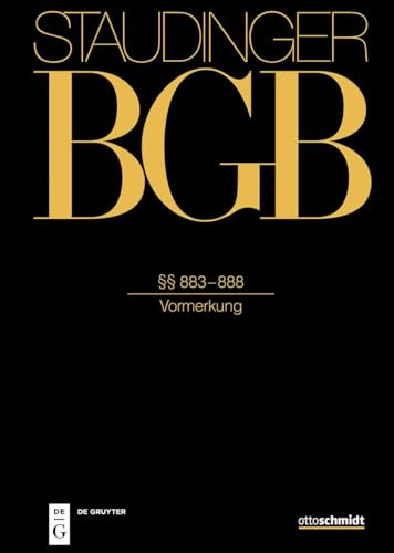 §§ 883-888: (Vormerkung) (Sachenrecht)