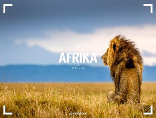 Afrika Gallery Kalender 2026 | Bildgewaltiger Afrika-Kalender im großen Querformat (66x50 cm) | Tiere und Landschaft im Großformat