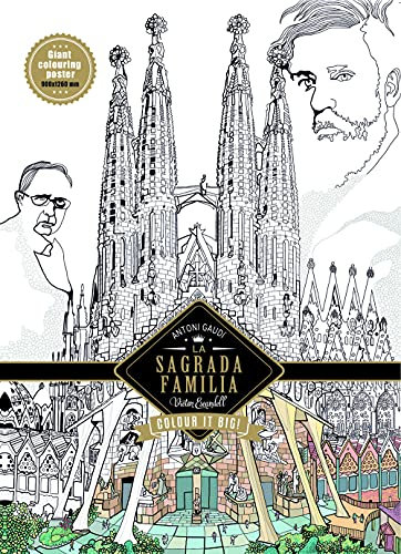 GAUDÍ- LA SAGRADA FAMILIA: Giant Color Poster (Promopress)