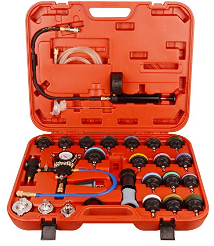 DAYUAN 28pcs probador de presión Universal del radiador y Sistema de enfriamiento del Tipo del vacío