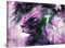 Startonight Quadro su Tela Leone e Donna Viola Mescolati, Grandi Quadri Moderni Animali Stampe Grande per Soggiorno Stampe Incorniciate 80x120 cm, Decorazione Parete, Idea Regalo Elegante