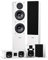 Fluance Elite High Definition Surround Sound Home Theater 5.0 Channel Speaker System including Floorstanding Towers, Center Channel and Rear Surround Speakers - White (SXHTBWH)