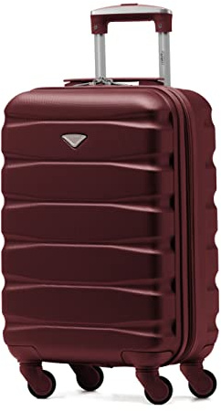 Flight Knight Hartschalen-Koffer Trolley Rollkoffer Reisekoffer Handgepack 8 Rollen easyJet Ryanair
