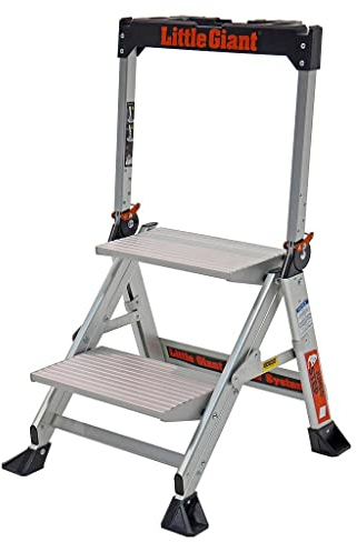 Tritthocker mit 2 Stufen, Höhe 79 cm, Jumbo Step Little Giant
