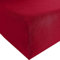 Erwin Müller Spannbettlaken, Spannbetttuch Interlock Mako-Jersey - Serie München - perfekte Passform, bügelfrei, mit Rundumgummi - Burgund Größe 180x200 cm - 200x200 cm
