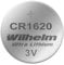 Wilhelm Lot de 10 piles bouton au lithium CR1620 CR 1620 3 V 70 mAh Ø 16 x 2 mm DL1620, 6620