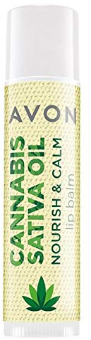 Avon Hanf Cannabis Lippenbalsam - Beruhigt, Feuchtigkeit - Neu & Ovp
