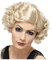 PAPSTAR NEU Perücke Damen Kurzhaar Bob Pagenkopf mit Wasserwelle, Charlston 20er, Flirty Flapper, blond - mit Haarnetz