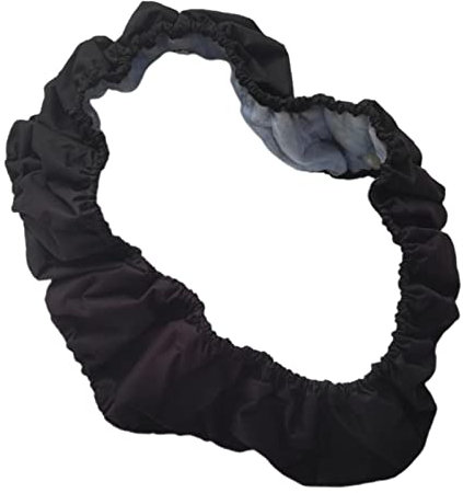 Hellery Trampolin-Federabdeckung, 91,4–101,6 cm, zusammenklappbar, Schaumstoffpolster für Übungen, schwarz, 101,6 cm