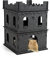 CanadianCat Company | Katzen-Chateau aus Filz für Katzen - Felty Fort | Erdgeschoss + Etage + XXL Flauschkissen - Set