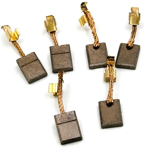Tolxh Pack of 6#CB-440 Carbon Brush Hammer Drills Electric DHP458#CB440 New Replacement Parts for Makita