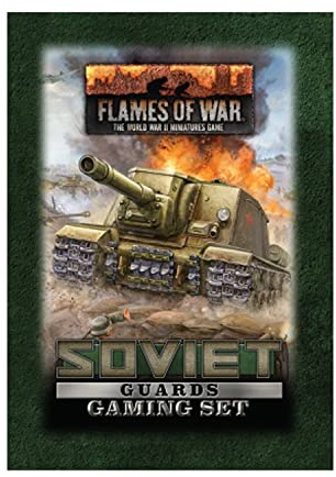 Flames of War - Soviet Guards Gaming Set - 20 Tokens, 16 Dice, 2 Objectives - Ages 13+