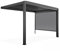 Oviala Bioklimatische Pergola 3 x 4 m und 1 Rollo 2,66 x 2,34 m