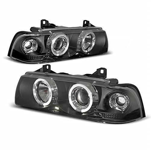 Angel Eyes Scheinwerfer Set schwarz für BMW E36 12.1990-08.1999