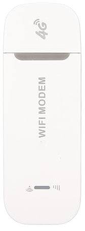 Garsent Router WiFi 4G, Modem WiFi USB 4G LTE con Slot per Scheda SIM, velocità di Download Fino a 150 Mbps, Fino a 10 Dispositivi di Connessione WiFi, per Asia, Sud-EST Asiatico,