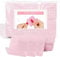 300 Pcs Lint Free Wipes For Nails, Shunshi Nail Wipe Pads, Lint Free Art UV Gel Polish Absorbent Remover Wipes for Diy Nail,Lint Free Wipes Nail Varnish Remover Pads Polish Pads(Pink)