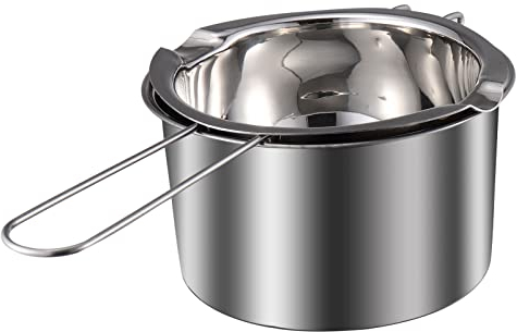 Alipis 1set Double Boiler Pot Stainless Steel Melting Pot for Chocolate Wax Cheese Ergonomic Handle Easy to Clean for Baking and Cooking