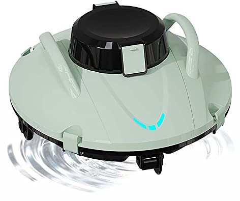 Limpiador de Piscinas inalámbrico Limpiador de Piscinas robótico inalámbrico, Limpiadores de Hojas con Robot de Acoplamiento automático, Duraciones de aspiradora para Piscinas, Motores duale