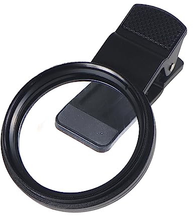 FEICHAO Handy-Kamera-Objektiv-Clip, Metallgewinde, Installation, 52 mm, UV-CPL-ND-Sternfilter-Clip (mit 6-facher Sternfilter, rundes Loch)