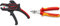 KNIPEX Automatische Abisolierzange, in Blister, 0,2-6 mm² & Electronic Super Knips Elektronik-Seitenschneider, 125 mm, VDE