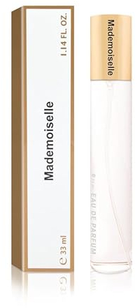 NAINA Damenparfüm Mademoiselle 33ml – Inspirierte Parfüm Damen – Parfümfläschchen Spray, Flakon Eau de Parfum – Einzigartiger Duft und Dufterlebnisse – Einzigartige Aromakompositionen - Damendüfte