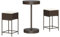 vidaXL Gartenbar Set 3-TLG., Gartenmöbel mit Kissen, Bartisch Stehtisch Barhocker Barstuhl, Theke Bar Tresen Gartentheke Sitzgruppe, Braun Poly Rattan