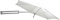 WOLWES Sombrillas De Sombreado Montadas En La Pared, Terraza Al Aire Libre, Sombrilla De Pared For Jardín, Sombrilla, Sombrilla Con Poste De Aluminio Ajustable, Con Ventilación De Viento(White)