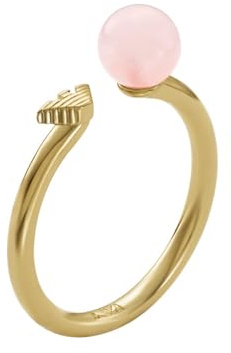 Emporio Armani Damen Goldfarbener Messing-Ring, EGS32027108