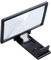 CHILDWEET Amplificador De Pantalla Plegable para Móviles Lupa Soporte para Ver Películas y Videos Compatible Teléfonos Negro