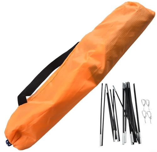 ZiStarlilife Toldo de barco impermeable para kayak, canoa inflable, toldo en forma de D, cubierta superior para barco, refugio solar, herramienta de canoa, cobertizo, tienda de pesca