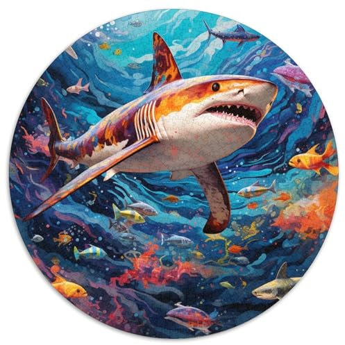 Hai-Puzzle aus Karton für Erwachsene, 1000 Teile, interaktives Familienspiel, Denksportaufgabe, Lernspielzeug (67,5 x 67,5 cm)