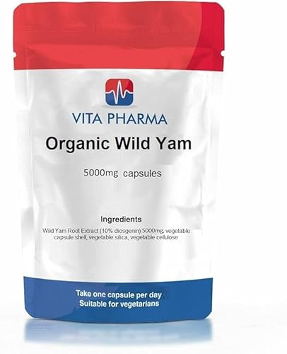 VITA PHARMA Organic Wild Yam 5000mg 60 Capsules
