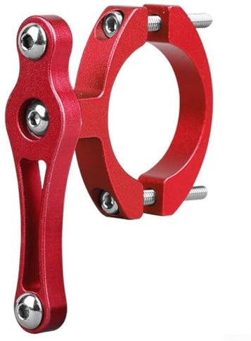 Portavasos de aluminio para bicicletas y motocicletas, ideal para aventuras al aire libre (tornillo único)