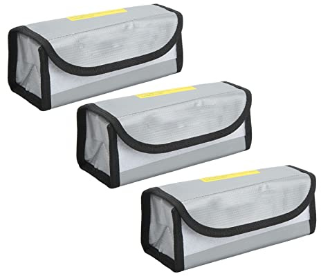 Hyuduo Lipo -Batterie -Beutel Praktische PVC Faserfaserfeuerbeutel Beim Heimladungstest Zum Laden und Lagerung